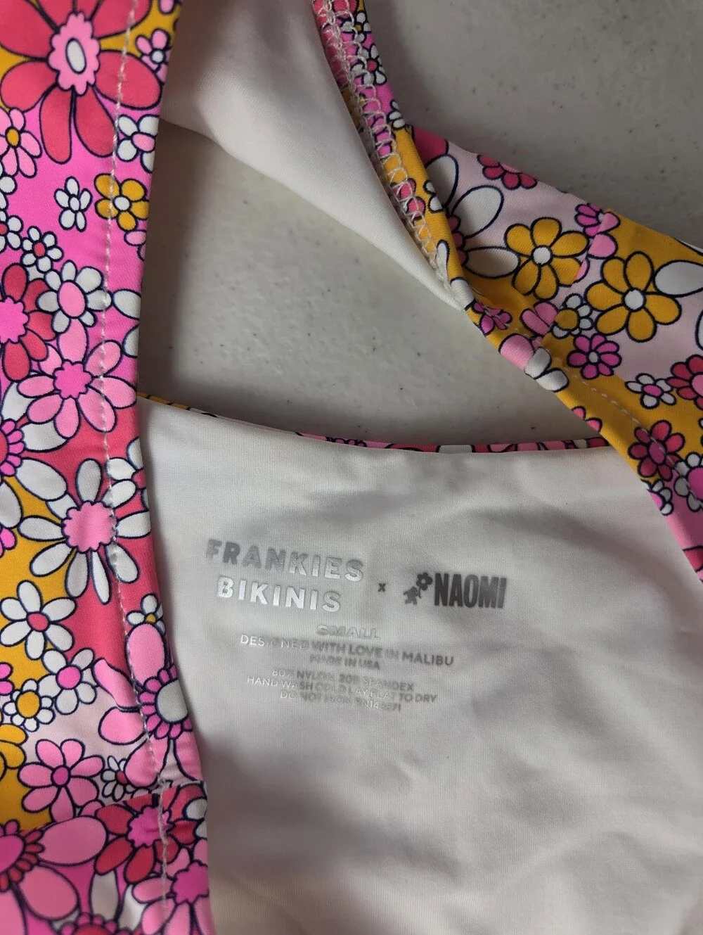 NWT Frankies Bikinis x Naomi Osaka Seraphina One Piece Swimsuit Sweet Pea Small